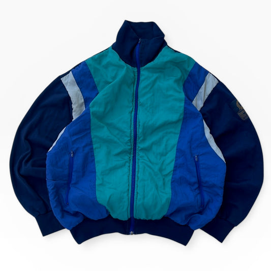 Vintage sports colourfull full zip jacket