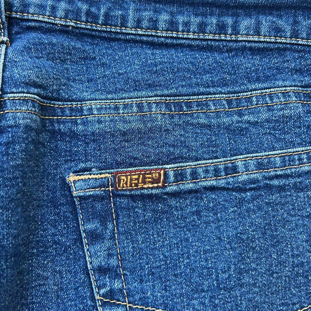 Rifle dark wash denim bermuda shorts