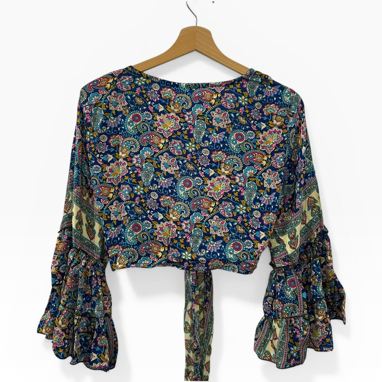Dead stock retro coloublock tie top