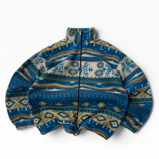 Vintage crazy fleece jacket (adjustable)