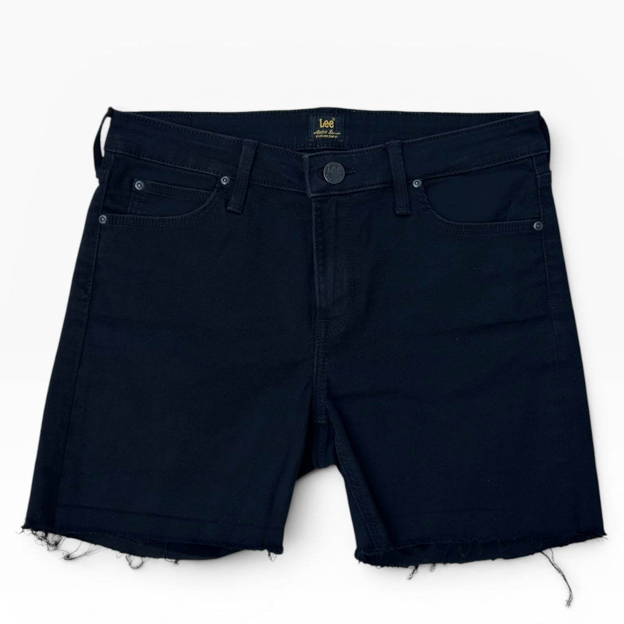 Lee nlack denim elastic shorts