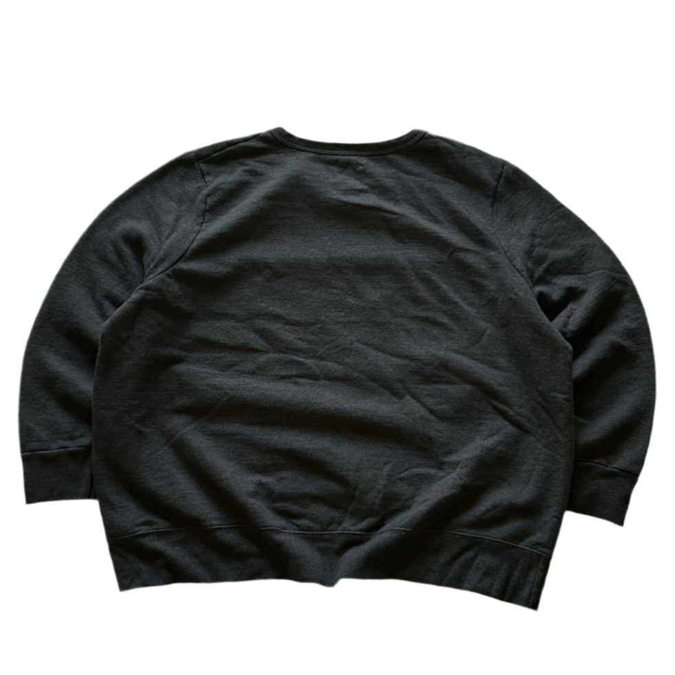 Dark Grey Plain Sweatshirt