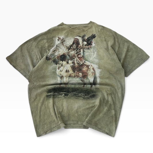 Tribal the mountain grpahic tee (100% cotton)