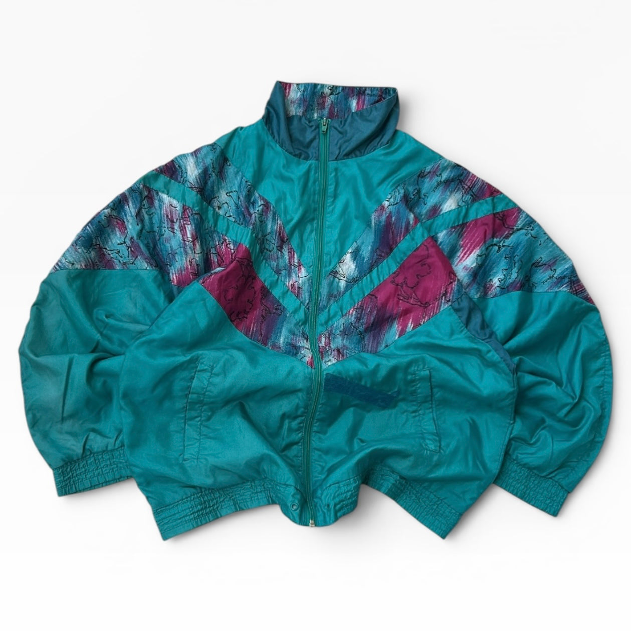 Vintage colourfull shell jacket