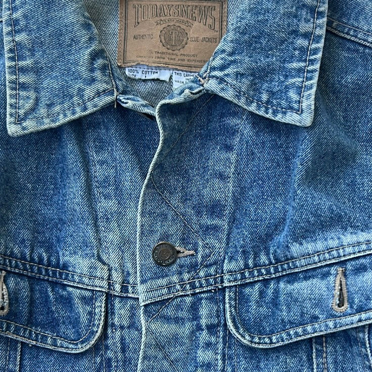 Todaysnews vintage denim jacket