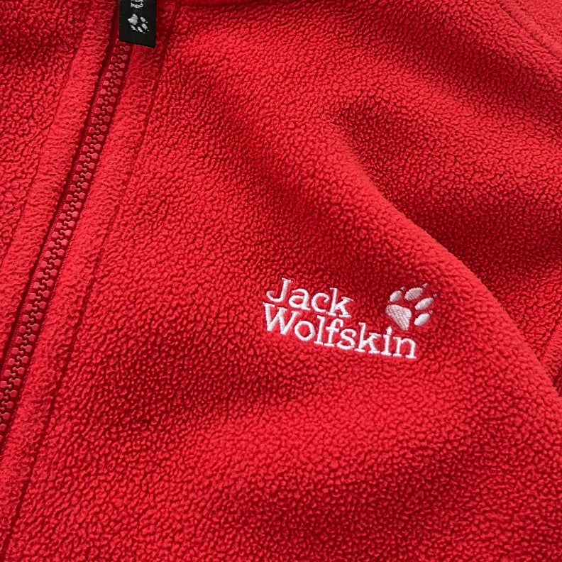Jack wholfskin hiking zip up adjustable fleece