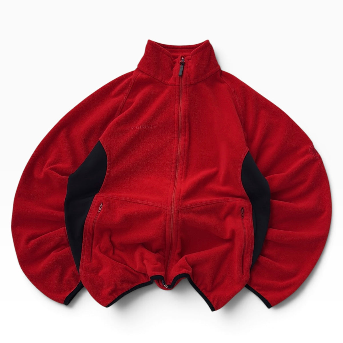 Mammut hot red full zip fleece
