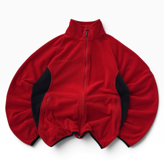 Mammut hot red full zip fleece