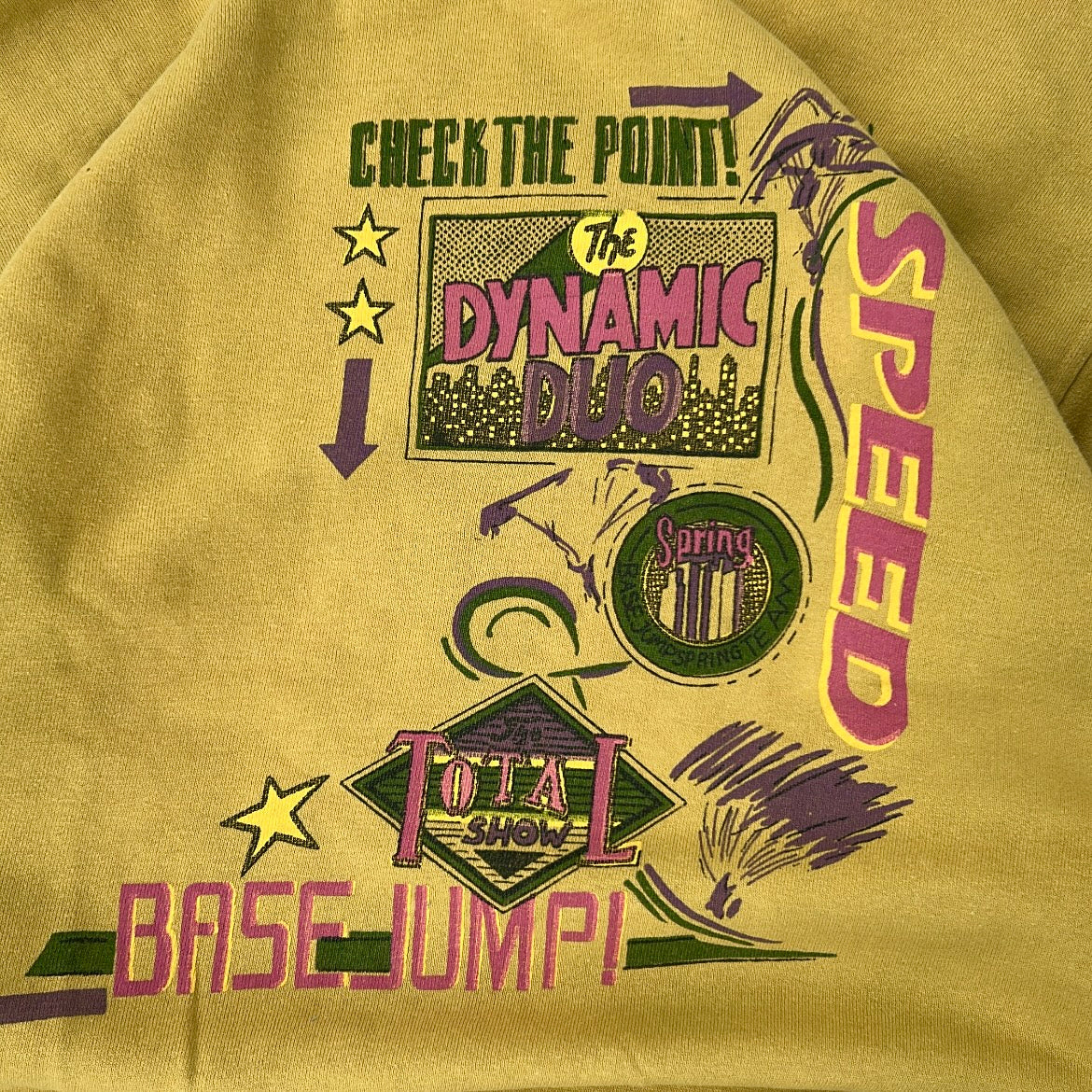 Graphic comic style vintage sweatshirt