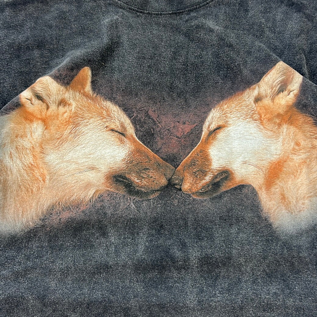 Dirty grey wolves graphic tee