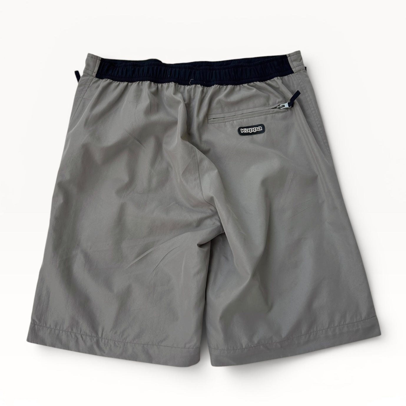 Kappa beige x navy shorts