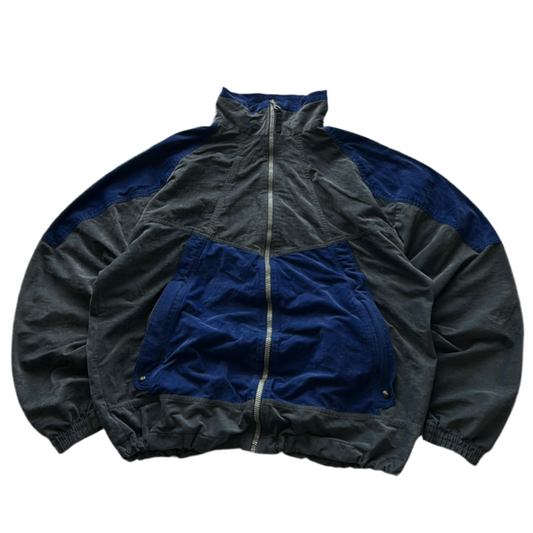 Vintage suede-textured nylon Jacket