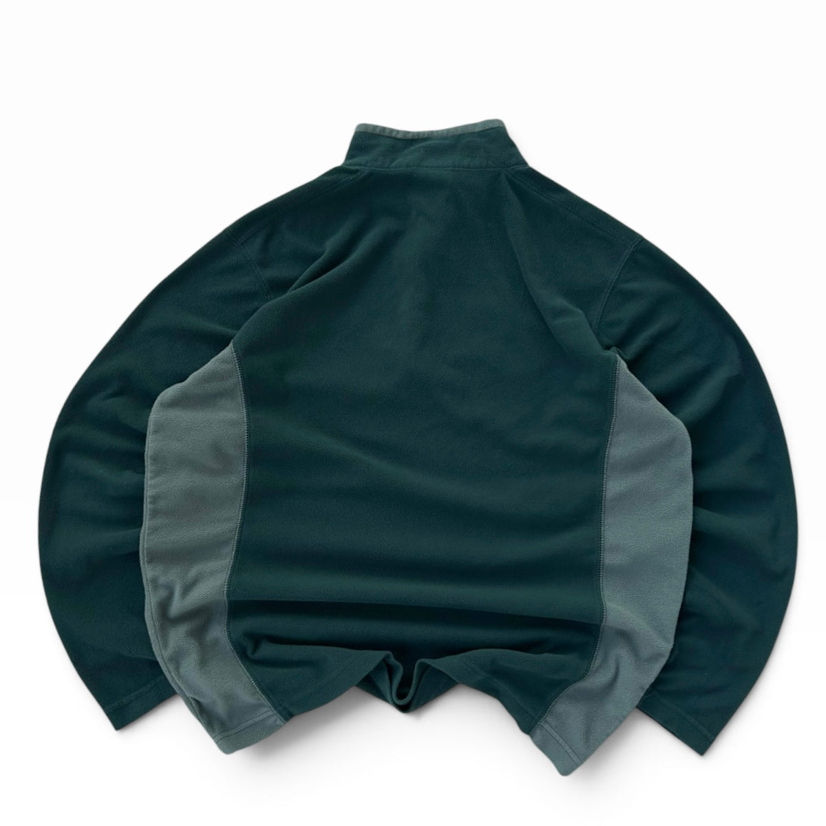Columbia green 1/4 Zip fleece