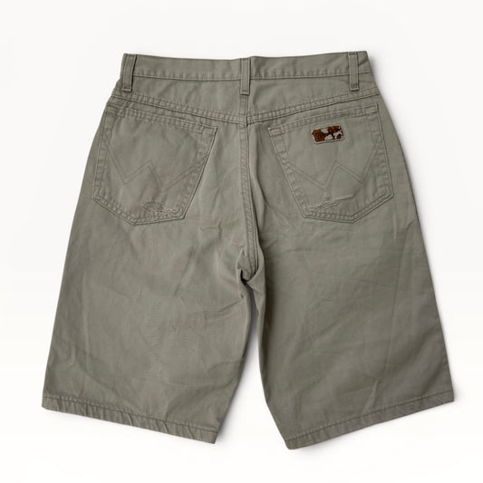 Wrangler beige denim bermuda shorts