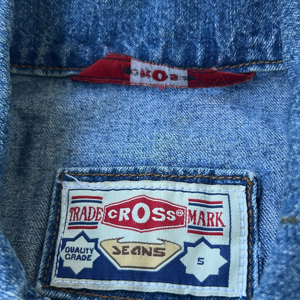 cROSs vintage vest denim jacket