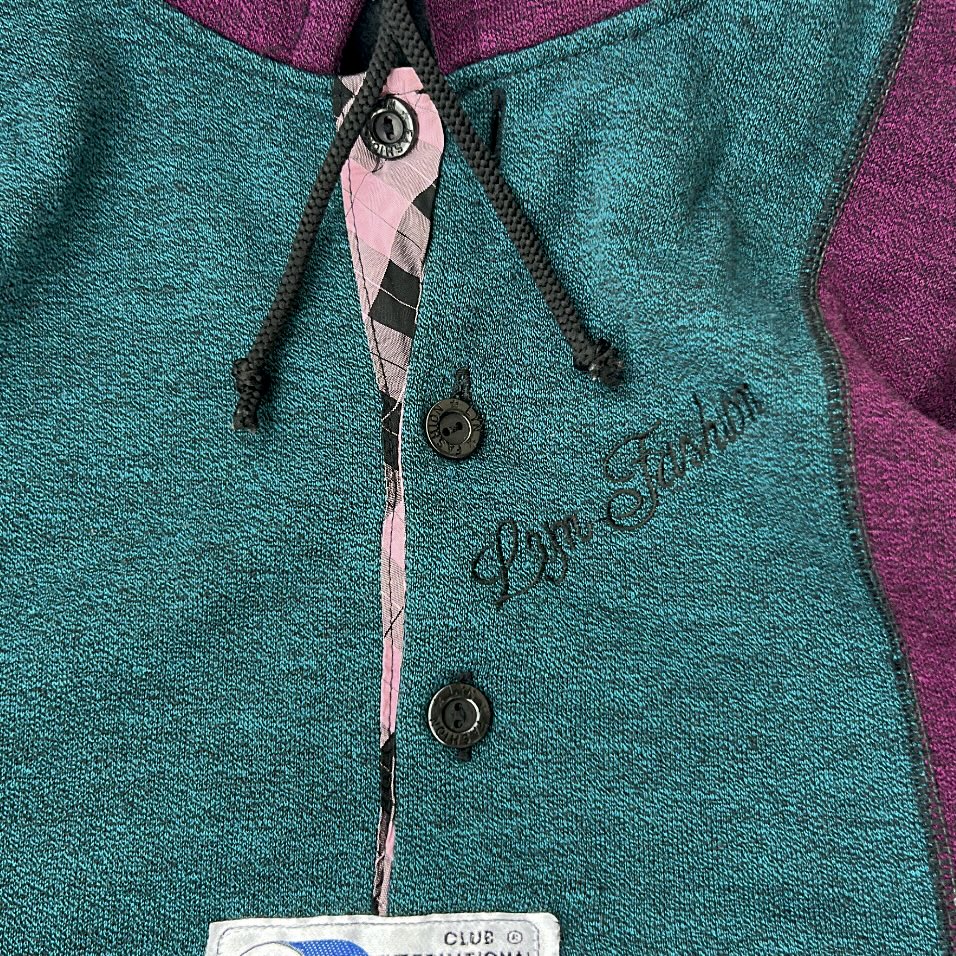 1/4 button vintage sweatshirt