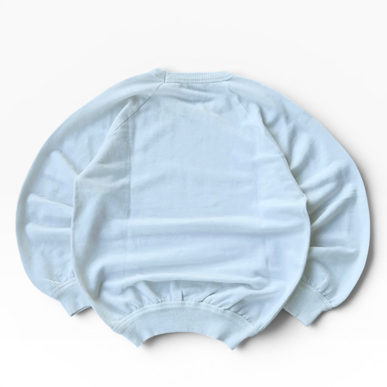 White plain vintage sweatshirt