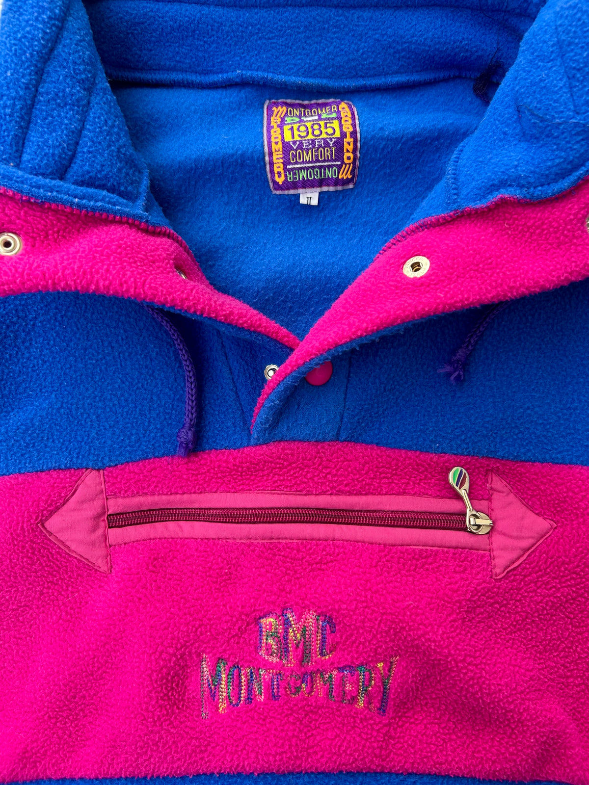 BMC Montgomery 1/4 button fleece