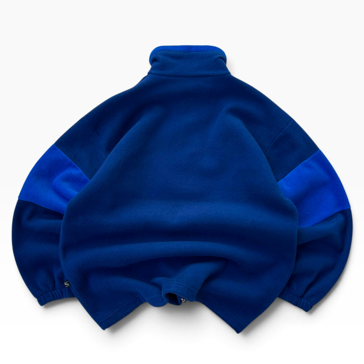Colourblock graphic colourful  1/4 Zip adjustable fleece