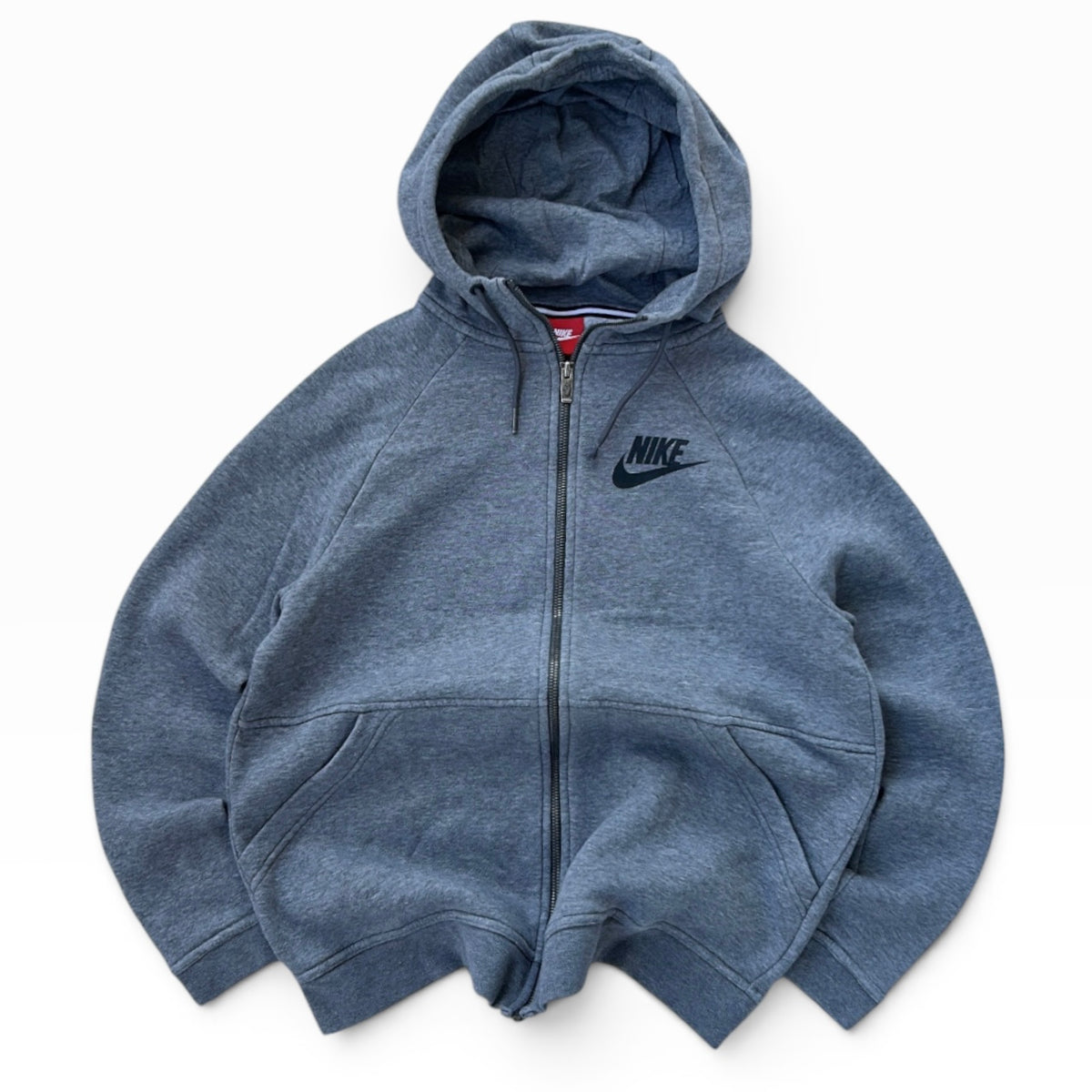Nike grey hooded zip jacket