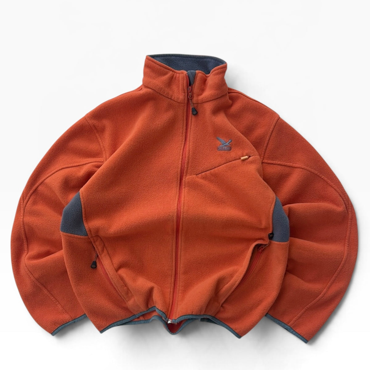 Salewa oragne hiking fleece jacket
