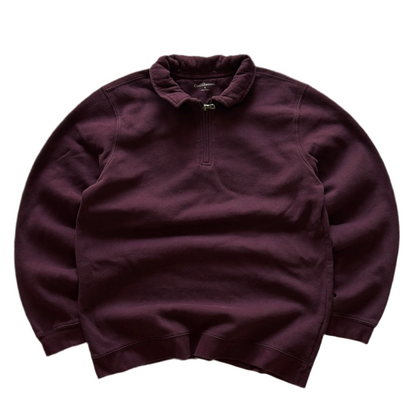 Purple-Brown Plain Sweatshirt