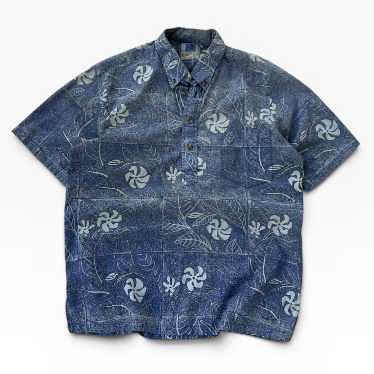 Avi Kahala hawaiian 1/4 button shirt