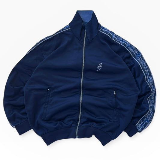 Asics Side Lining vintage navy shell jacket