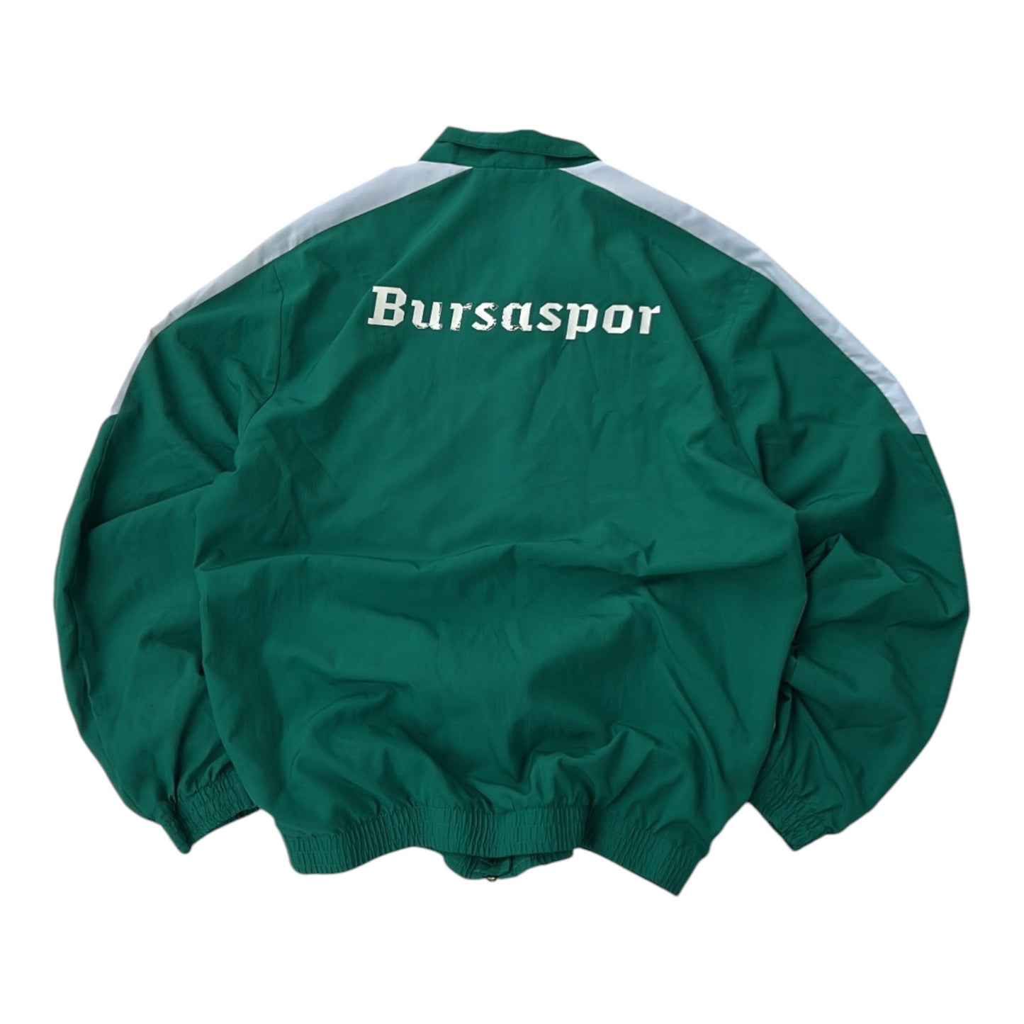 Puma green sports track jacket