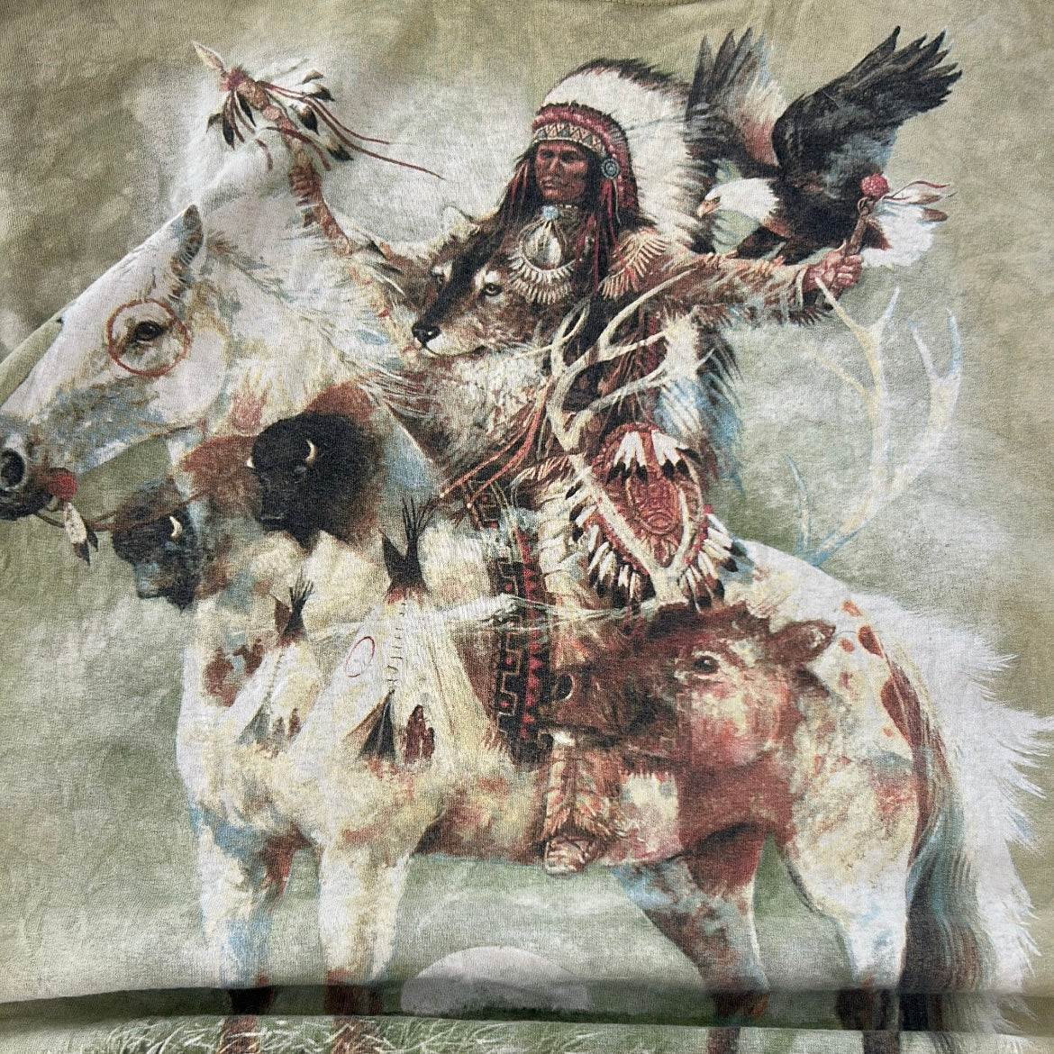 Tribal the mountain grpahic tee (100% cotton)