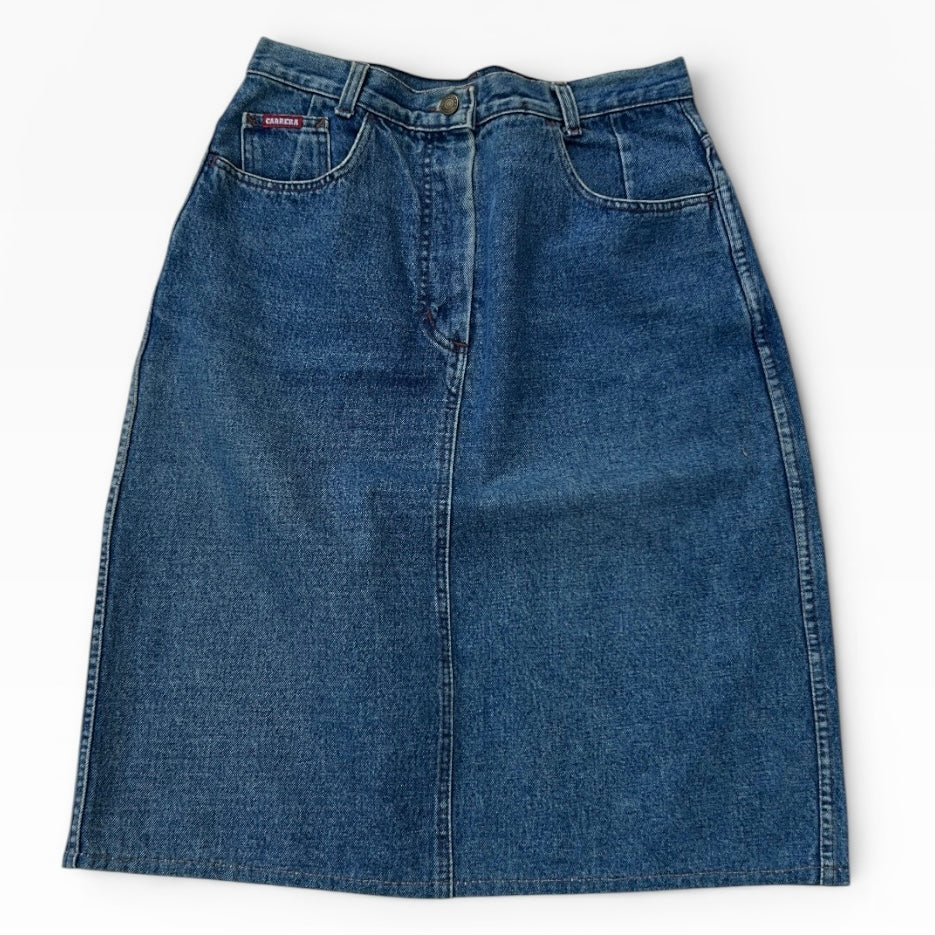 Carrera denim high waisted skirt