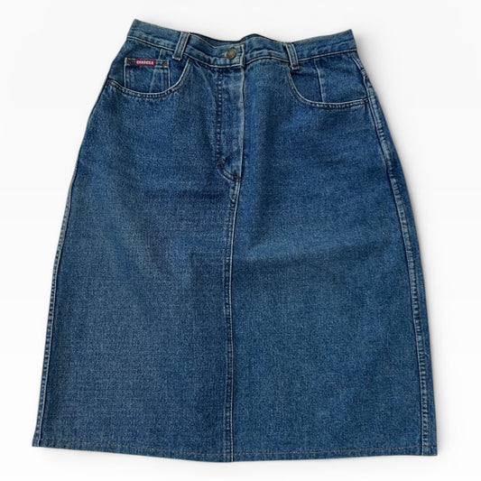 Carrera denim high waisted skirt