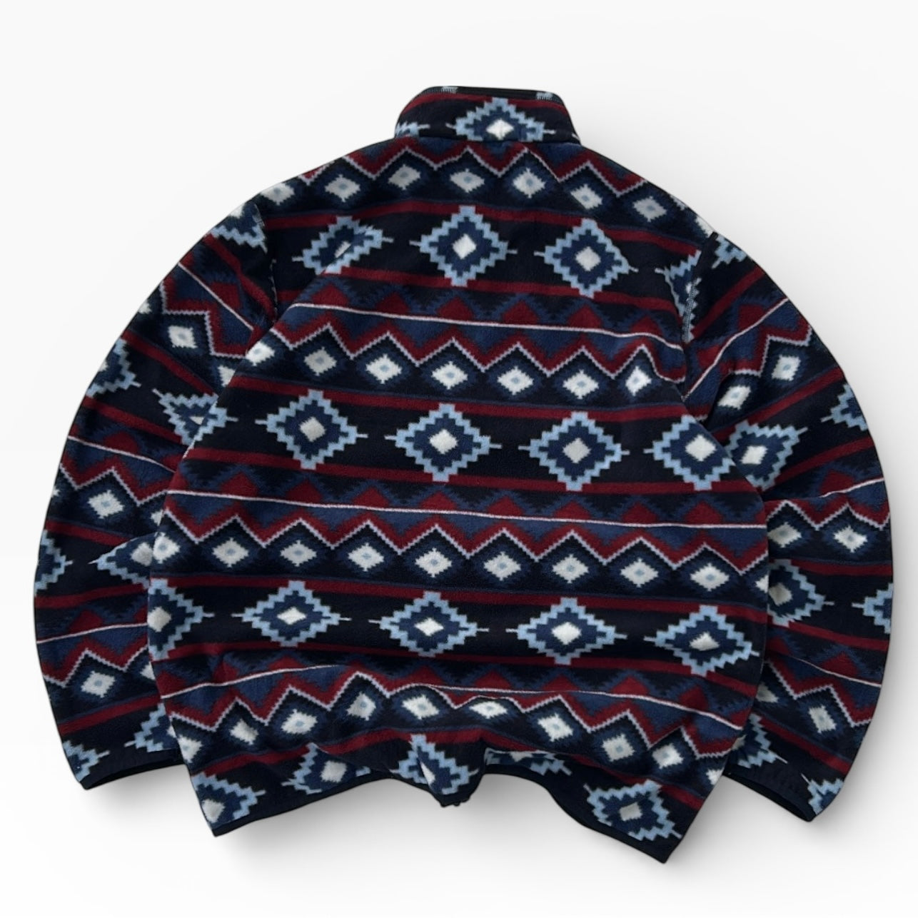 Crazy patterned Full Zip Fleece Jacket
