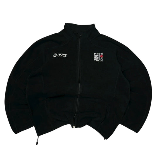Asics x Fire NZE Marathon Black Full Zip Fleece Jacket