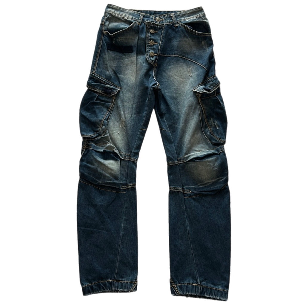 Cargo Dark Wash Jeans