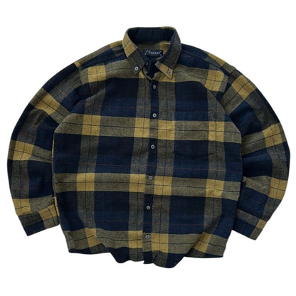 Vintage Black & Yellow Fabio Cassani Flannel OverShirt