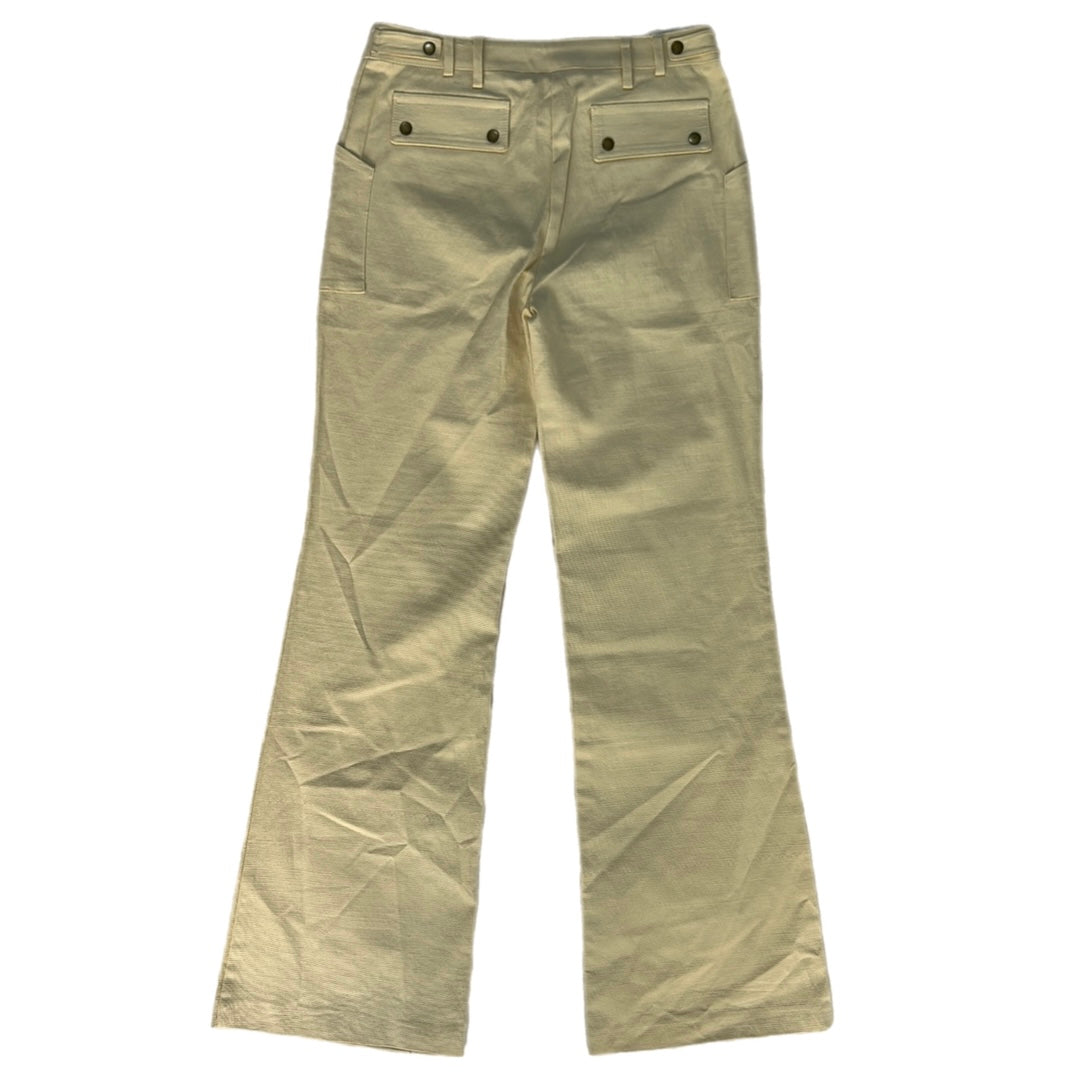 Cream Wide Leg Dead Stock pants