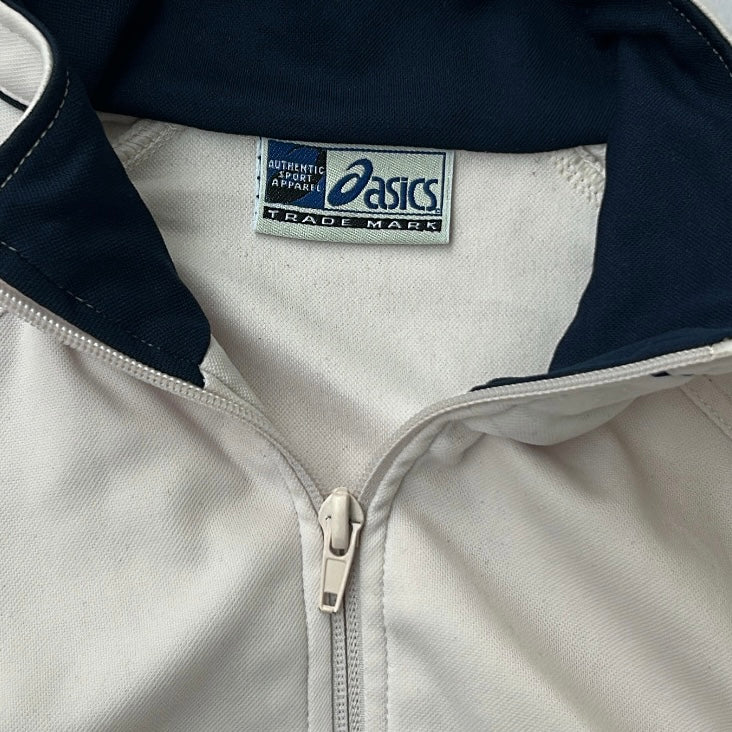 Asics Baby Pink x Navy Track Full Zip Jacket