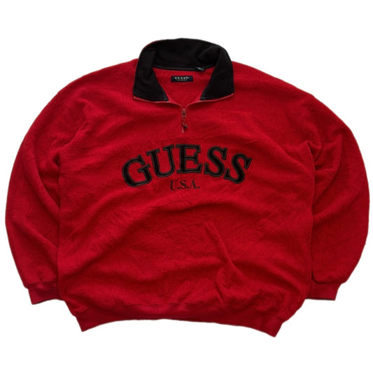 Vintage GUESS 1/4 Zip Fleece