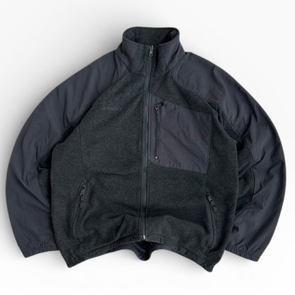 Columbia Dark Grey Denali Style Full Zip Fleece Adjustable Jacket