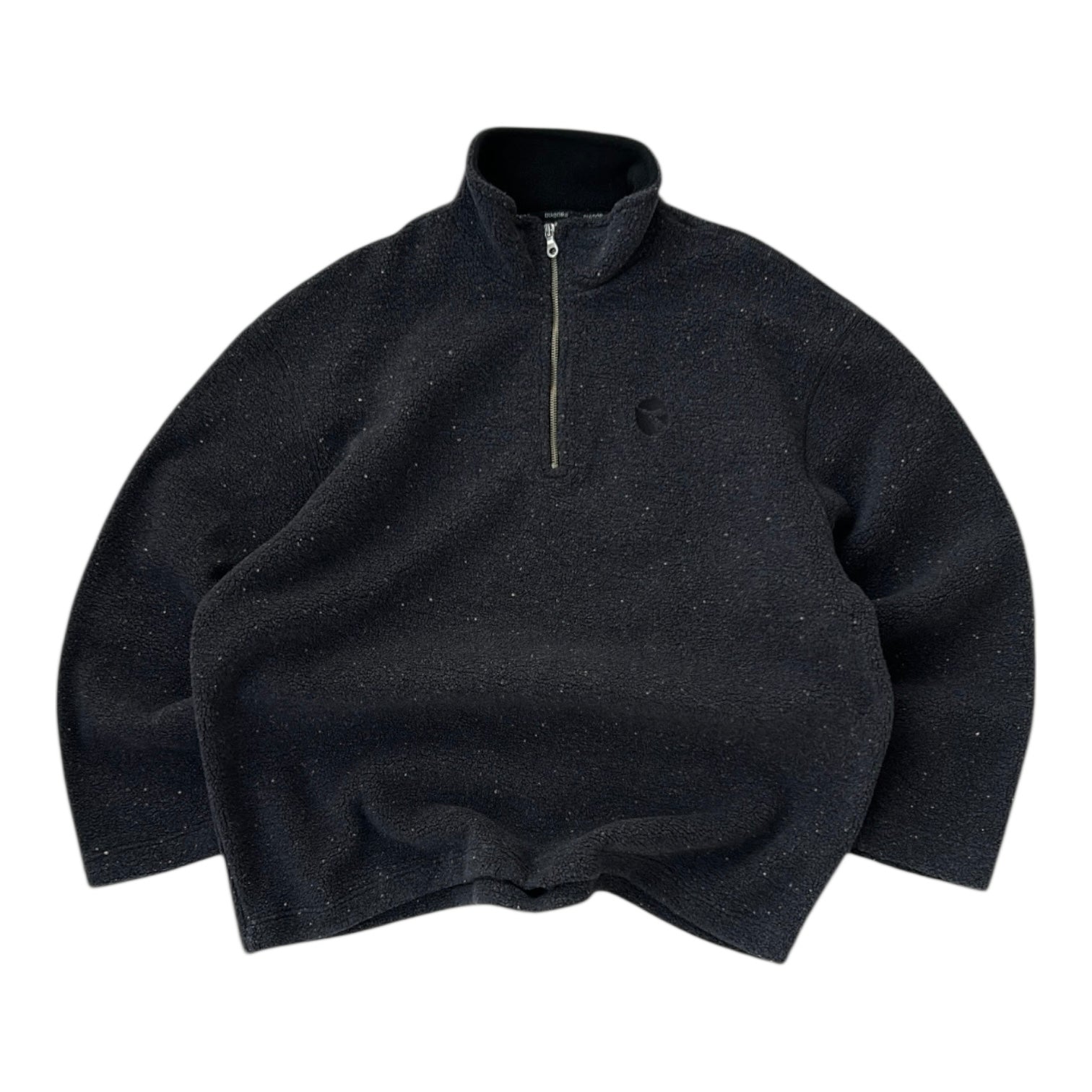 Diadora Dark Grey Fuzzy 1/4 Zip Fleece