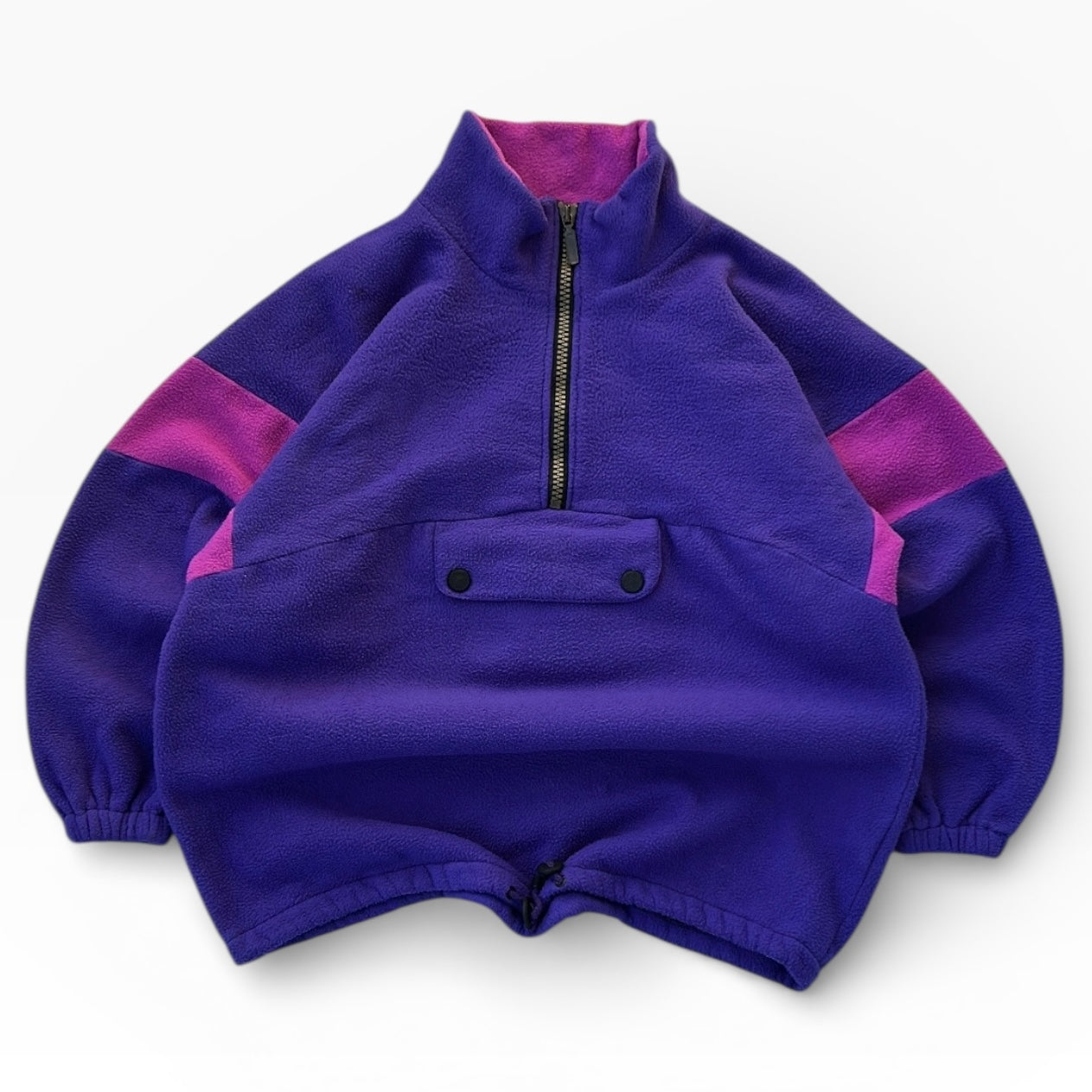 Vintage Purple x Magenta 1/4 Zip Adjustable Fleece