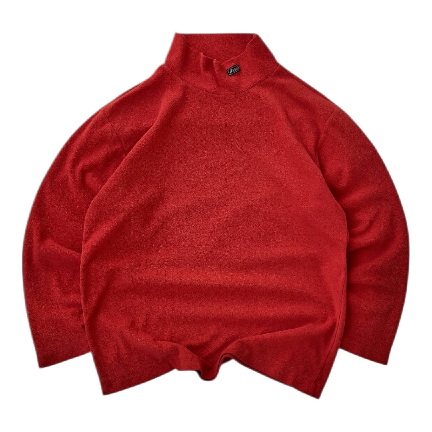 Asics Orange Turtle Neck Fleece