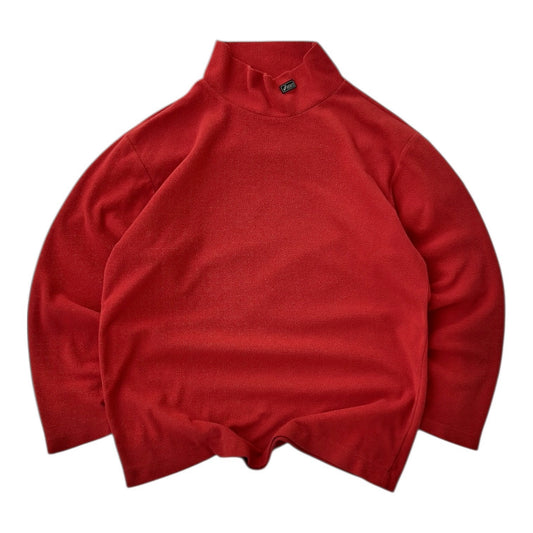 Asics Orange Turtle Neck Fleece
