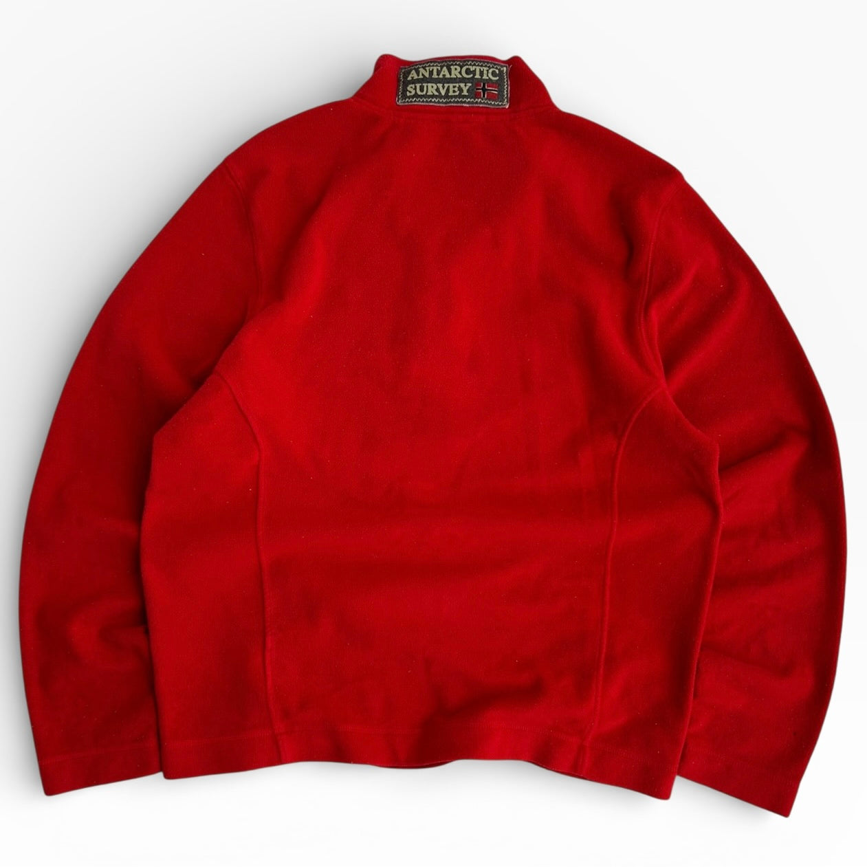 Napapijri Hot Red 1/4 zip Fleece