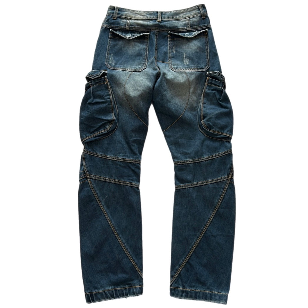 Cargo Dark Wash Jeans