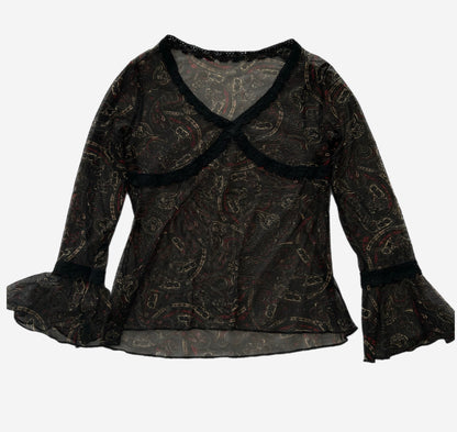 Y2k See-Through Top