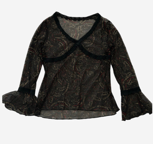 Y2k See-Through Top