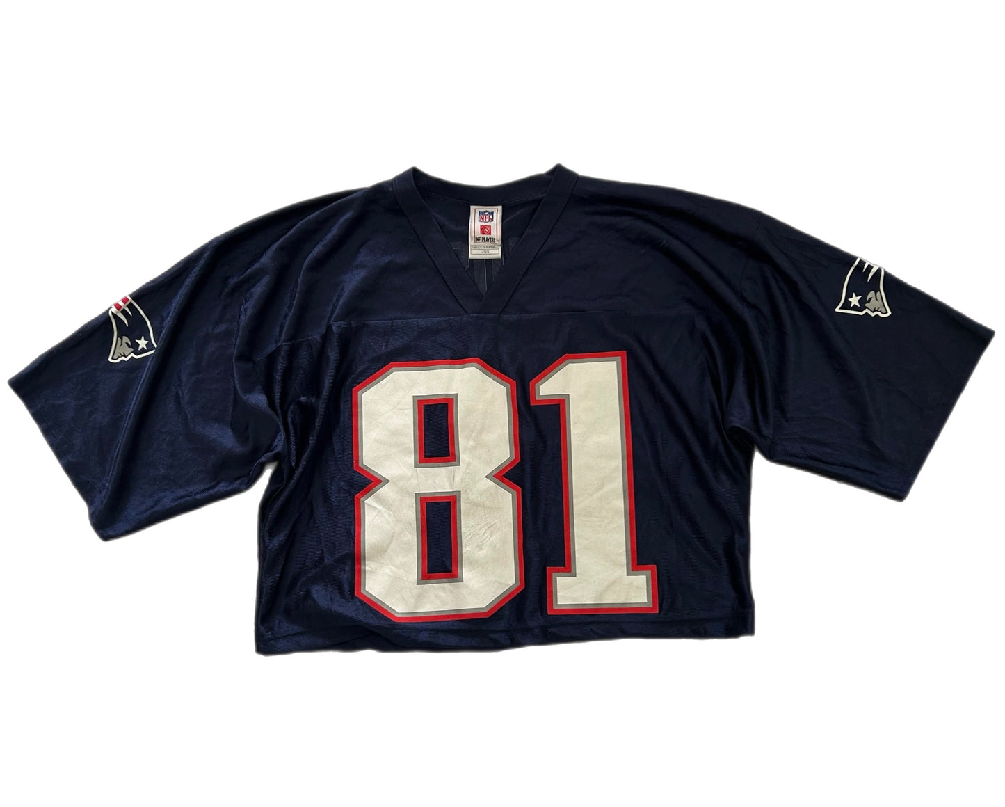 Vintage USA Cropped Jersey Top