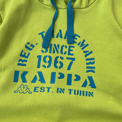 Kappa Lime x Blue Details Hoodie